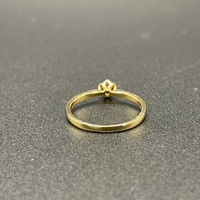 Ladies 18ct Yellow Gold Natural Diamond Ring