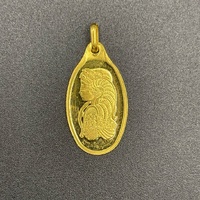 Ladies 24ct Yellow Gold PAMP Suisse Lady Fortuna Pendant