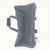 Culture Kings Duffle Bag Elite Black Silver Gym Travel Sports Bag