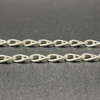 Unisex 925 Sterling Silver Anchor Link Chain & Crucifix Pendant