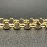 Ladies 9ct Yellow Gold Belcher Link Bracelet