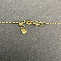 Ladies 9ct Yellow Gold Belcher Link Necklace