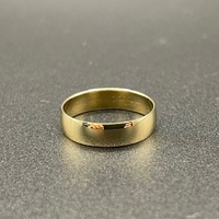 Unisex 9ct Yellow Gold Plain Wedding Band Ring