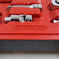 Sidchrome 97 Piece 1/4 and 1/2 Inch Drive Socket Set Metric SCMT31498