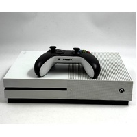 Microsoft Xbox One S Digital Console White 1681 with Controller and Leads