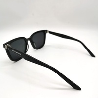 Gentle Monster By Row Ladies Sunglasses Black Grey Square Frame UV