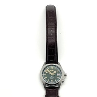 Seiko Prospex Alpinist SPB121J1 Automatic Green Dial Mens Watch Leather Strap