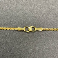 Unisex 21ct Yellow Gold Fancy Link Necklace