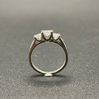 Ladies 18ct White Gold Natural Diamond Engagement Ring