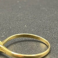 Ladies 18ct Yellow Gold Cubic Zirconia Ring