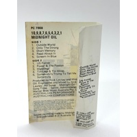 Midnight Oil 10 9 8 7 6 5 4 3 2 1 Cassette Tape Album