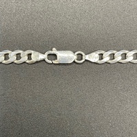 Unisex 925 Sterling Silver Curb Link Necklace