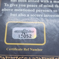 Jeffrey Dean Morgan Lauren Cohan Signed Walking Dead Frame COA 11052