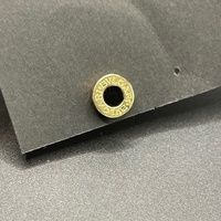 Unisex 18ct Yellow Gold Round Single Stud Earring