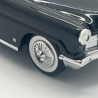 Franklin Mint 1956 Lincoln Continental Mark II 1:43 Black Diecast