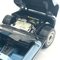 Franklin Mint B11VB58 1984 Corvette Blue Precision Models Diecast 1:24 Scale