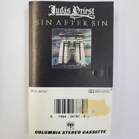 Judas Priest Sin After Sin Cassette Tape Heavy Metal Classic