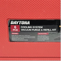 Daytona DRECOO 6 Piece Cooling System Refill Kit and Vacuum Purge