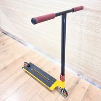 Custom Trick Scooter UrbanArtt 6 x 22 Inch Butter Yellow Deck Pro