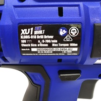 XU1 18V Cordless Brushless 5 Piece Power Tool Kit with 2x Batteries