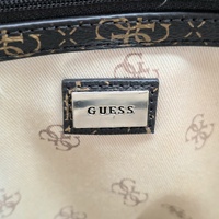 Guess Jensen Brown Logo Dome Satchel Bag