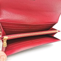 Louis Vuitton Sarah Wallet Monogram Coquelicot Lining with Dust Cover