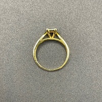 Ladies 18ct Yellow Gold Natural Diamond Ring