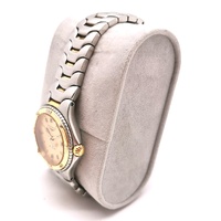 Longines Conquest L3.112.3 Ladies Two Tone Swiss Quartz Watch Gold Dial