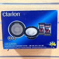Clarion SRS1686 6.5 Inch 250W 2 Way Component Car Speaker System