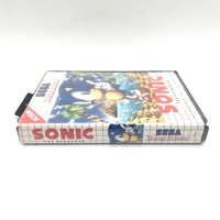 Sonic The Hedgehog Sega Master System Game Classic Retro Video Game with Manuals