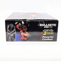 Bullseye Pro Max Deluxe Tire Inflator Portable Air Compressor Red