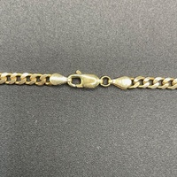 Unisex 9ct Yellow Gold Curb Link Necklace