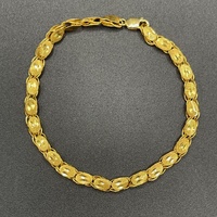 Ladies 21ct Yellow Gold Fancy Link Bracelet