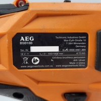 AEG BSB18BL 18V 13mm Cordless Brushless Fusion Hammer Drill Skin Only