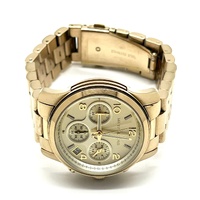 Michael Kors Runway Chronograph Womens Gold Tone Stainless Steel Watch MK5055