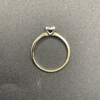 Ladies 9ct Yellow Gold Natural Diamond Ring