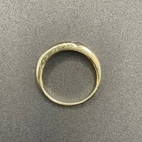 Unisex 9ct Yellow Gold Diamond Signet Ring