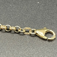 Ladies 9ct Yellow Gold Belcher Link Bracelet