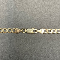 Unisex 9ct Yellow Gold Curb Link Necklace