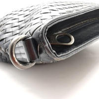 Bottega Veneta Nappa Intrecciato VN Woven Leather Crossbody Pouch Bag