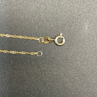 Ladies 9ct Yellow Gold Singapore Twist Link Necklace