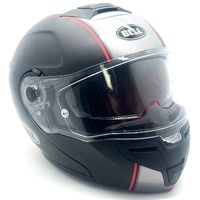 Bell SRT Modular Helmet Hartluck Jamo Black Red Flip Up Size M