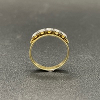 Ladies 18ct Yellow Gold Diamond Band Ring