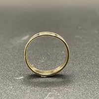 Unisex 9ct Yellow Gold Plain Band Ring