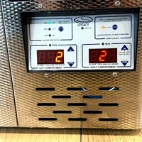 National Luna NLR 50SL Legacy 50L Stainless Dual Fridge Freezer