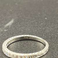 Ladies 18ct White Gold Natural Diamond Enhancer Ring