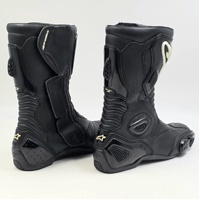 Alpinestars S-MX 5 Motorcycle Boots Black - Size 44 - Road Racing
