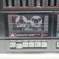 PYE Audio EAK1005A Vintage Stereo System with Turntable Dual Cassette and Radio