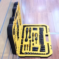 DeWalt DWMT45184-1 184pc Black Chrome Socket Set 1/4 3/8 1/2 Drive Metric SAE