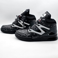 Reebok Pump Omni Zone II Black Grey Basketball Shoes Size M10 W11.5 100230644